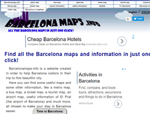 Tablet Screenshot of barcelonamaps.info